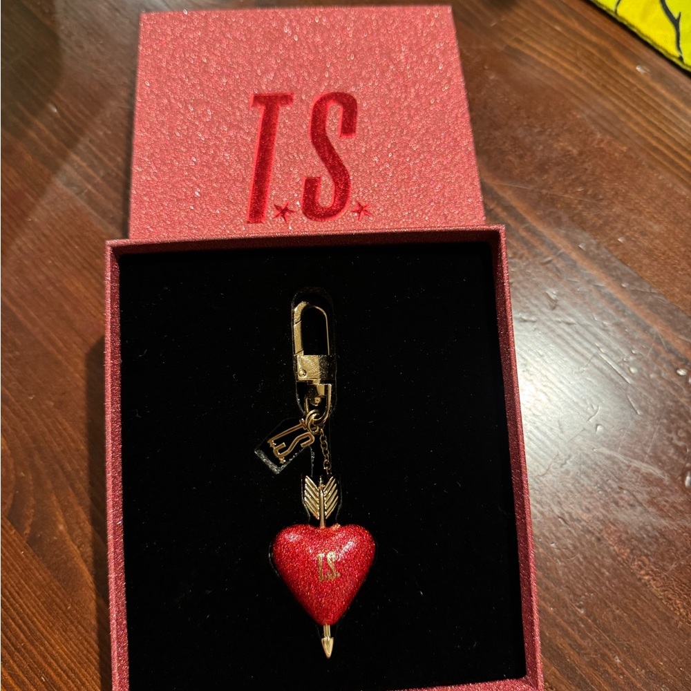 Taylor Swift Keychain from The Life of a Showgirl: It's Frightening Edition CD